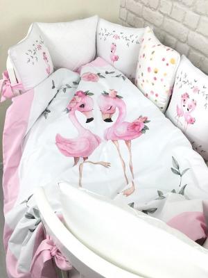 Комплект Marele "Фламинго" для прямоугольной кроватки